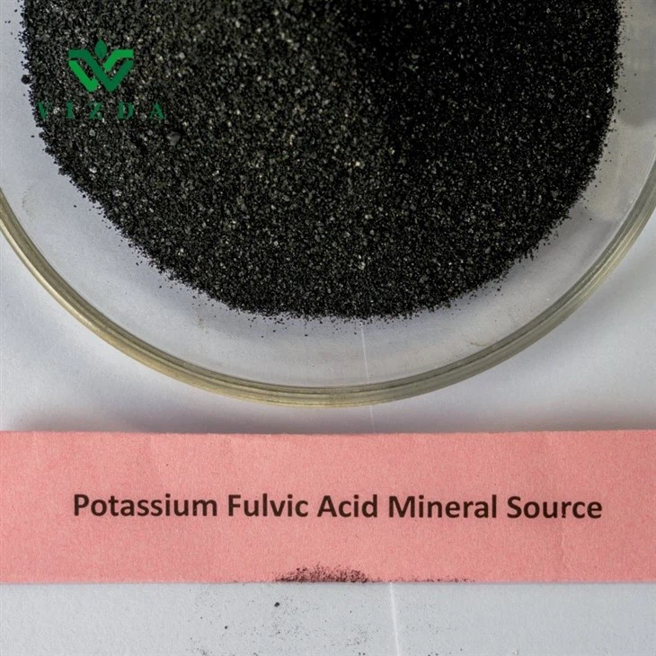 Agriculture Black Mineral Source Potassium Fulvic Acid Powder